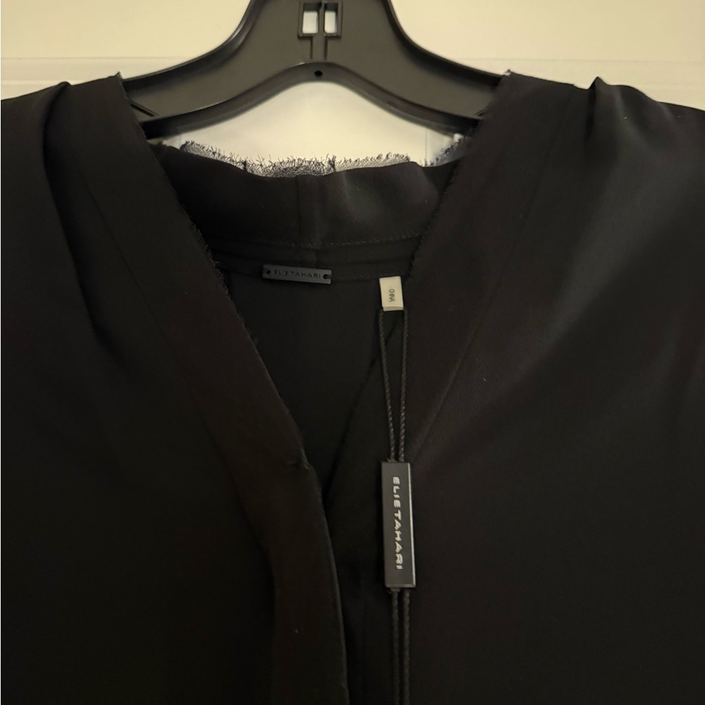 Elie Tahari Black Women's Blouse - Picture 2 of 5